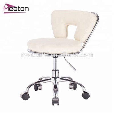 Nail Spa Salon Pedicure Manicure Technician Massage Master Stool with Backrest