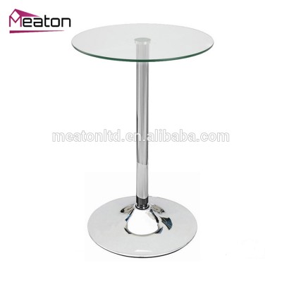 Modern living room furniture high square glass Table-board bar table design